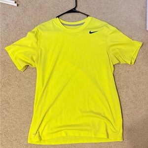 Nike Men's Bright Yellow Short Sleeve Tee